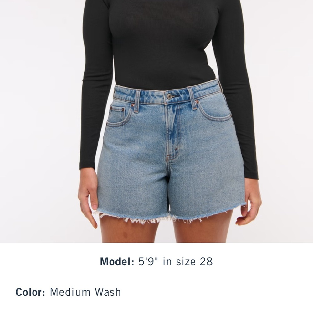 Abercrombie & Fitch Dad Short High Rise